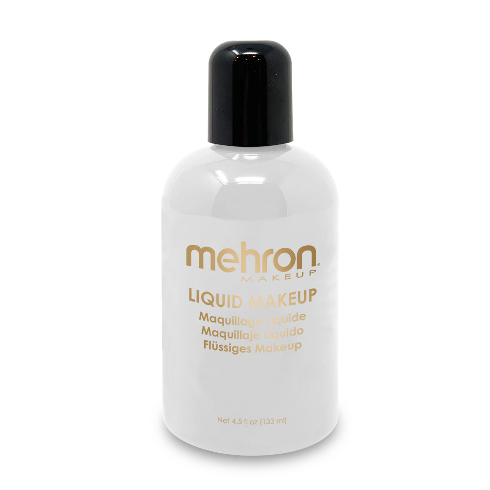 Mehron Liquid Face Paints - White W (4.5 oz)