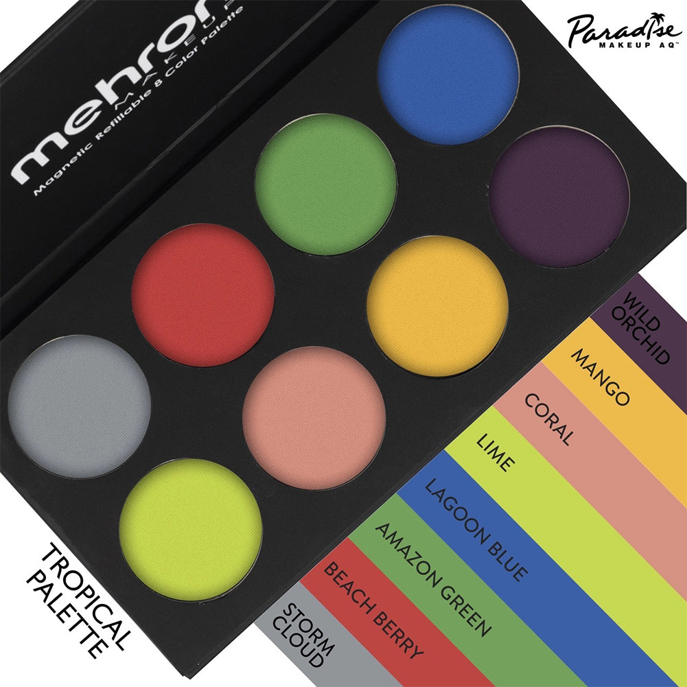 Mehron Paradise Tropical Face Paint Palettes (8 Colors)