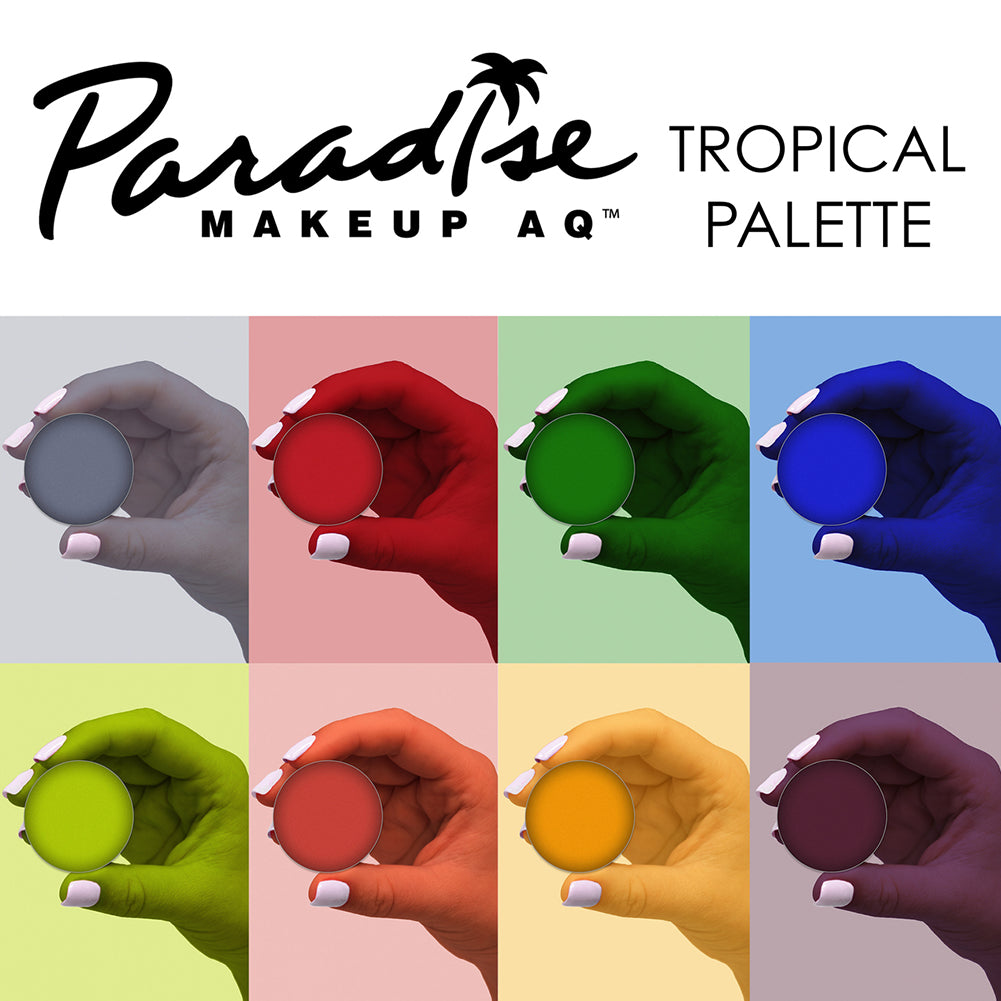 Mehron Paradise Tropical Face Paint Palettes (8 Colors)