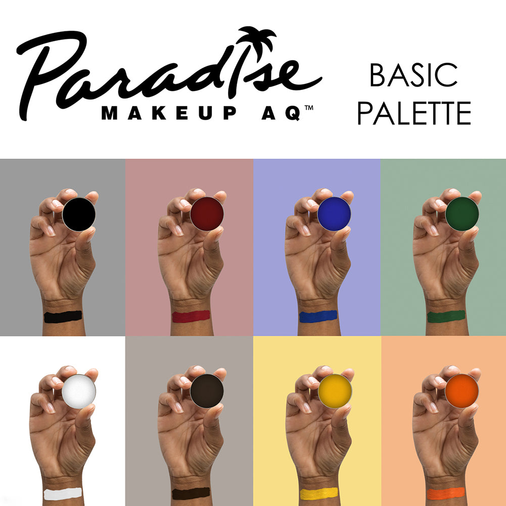 Mehron Paradise Basic Face Paint Palettes (8 Colors)