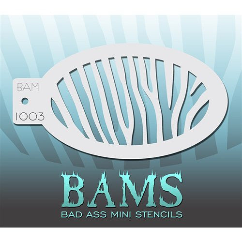 Bad Ass Mini Stencils - Zebra (BAM1003)