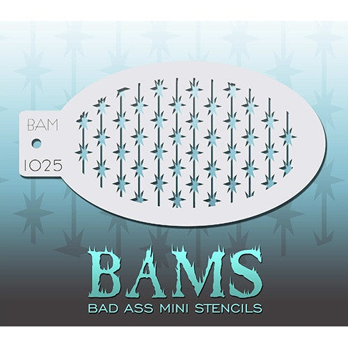 Bad Ass Mini Stencils - Barbed Wire (BAM1025)