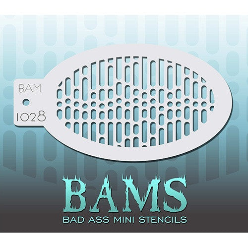 Bad Ass Mini Stencils - Data Stream (BAM1028)