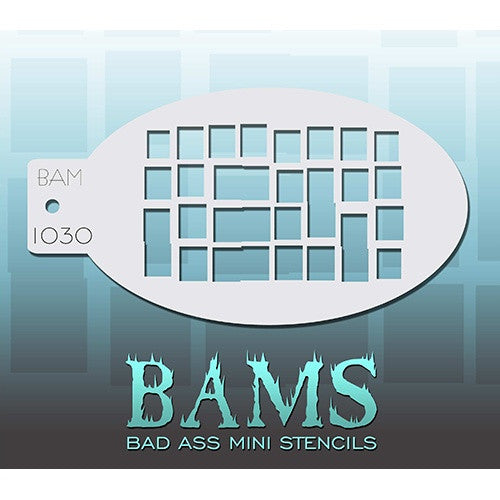 Bad Ass Mini Stencils - Bricks (BAM1030)