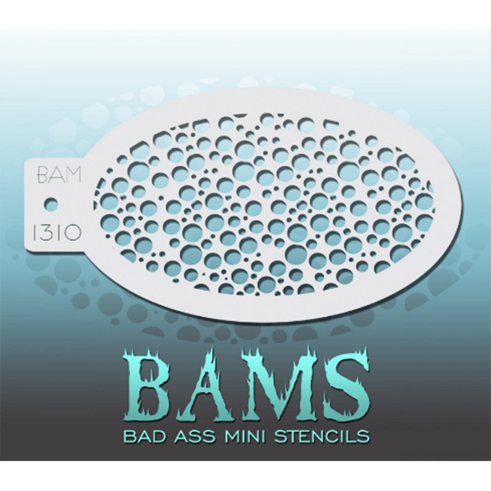 Bad Ass Mini Stencils - Bubbles (BAM 1310)