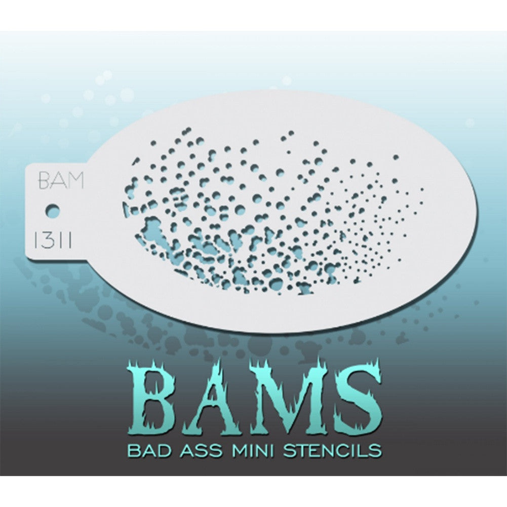 Bad Ass Mini Stencils - Fractal Circles (BAM 1311)