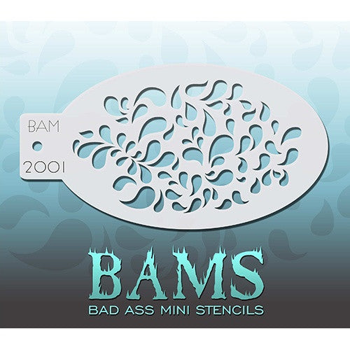 Bad Ass Mini Stencils - Splash (BAM2001)