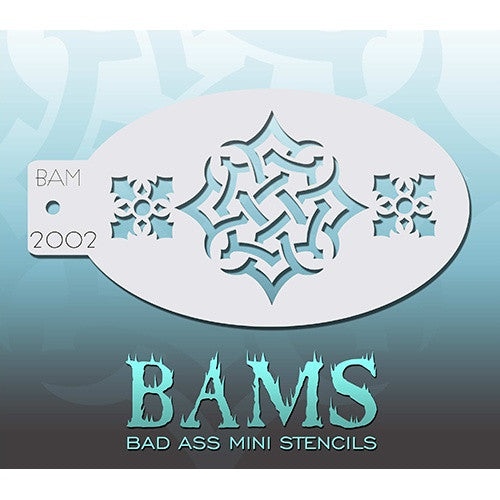 Bad Ass Mini Stencils - Celtic Knot (BAM2002)