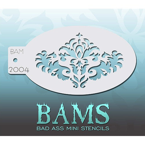 Bad Ass Mini Stencils - Damask (BAM2004)