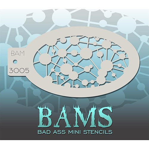Bad Ass Mini Stencils - Nebula (BAM3005)