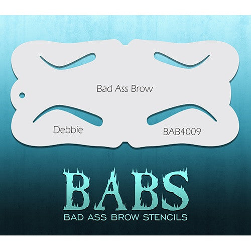 Bad Ass Brow Stencils - Debbie (BAB4009)