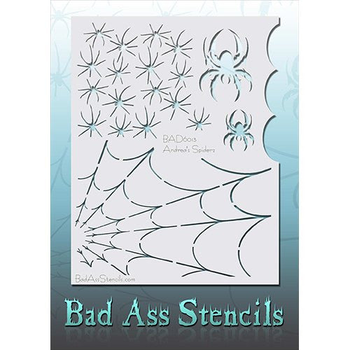 Bad Ass Full Size Stencils - Spiderz (BAD6013)