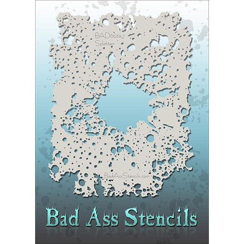 Bad Ass Full Size Stencils - Splatter (BAD6034)