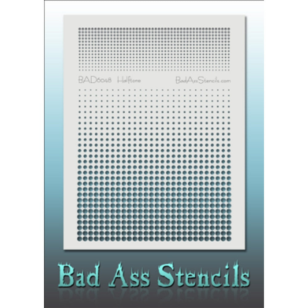 Bad Ass Full Size Stencils - Halftone (BAD6048)