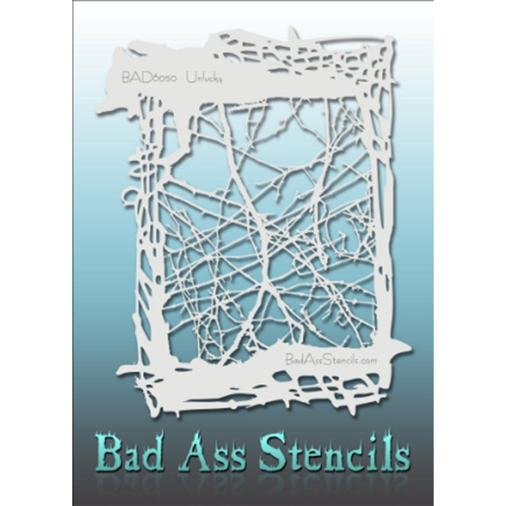 Bad Ass Full Size Stencils - Unlucky (BAD6050)