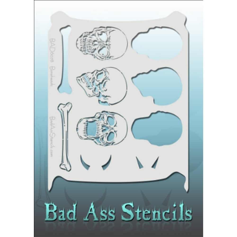 Bad Ass Full Size Stencils - Boneheadz (BAD6078)