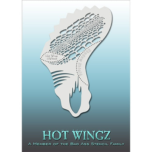 Bad Ass Hot Wingz Stencils - Reptile (HOTWING8008)