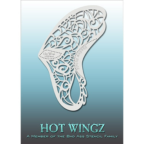Bad Ass Hot Wingz Stencils - Butterfly (HOTWING8010)