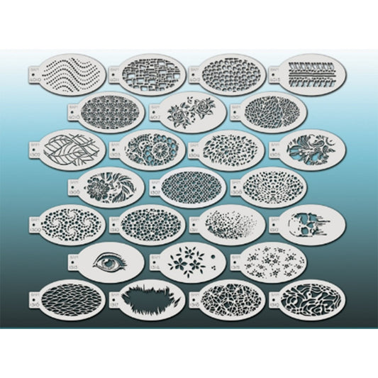 Bad Ass Mini Stencils Pro Set 5 (25/set)