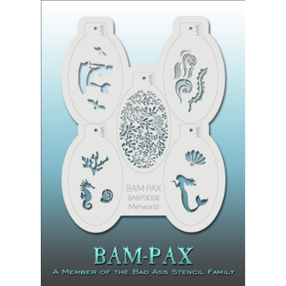 BAM PAX Stencils - Merworld (BABP 3008)