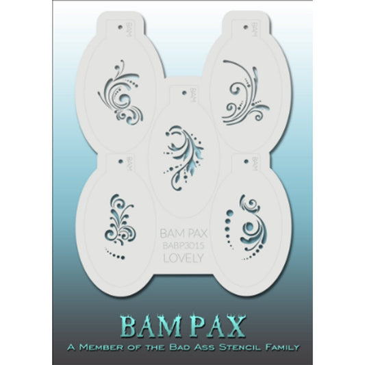BAM PAX Stencils - Lovely (BABP 3015)