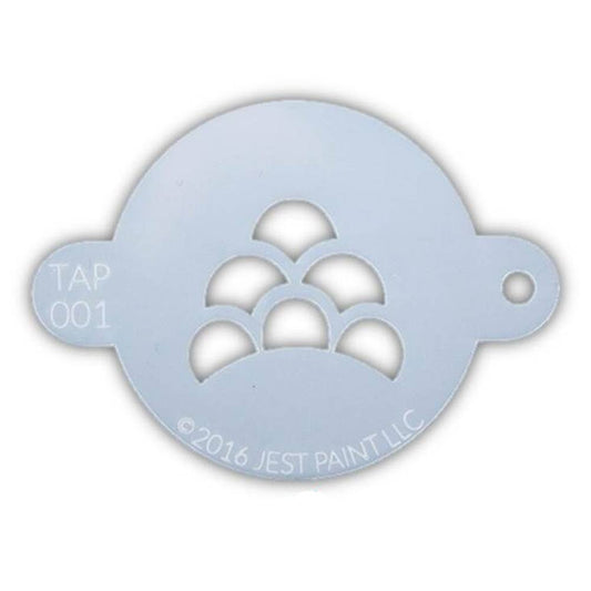 TAP Face Paint Stencil - Monster Scales (001)