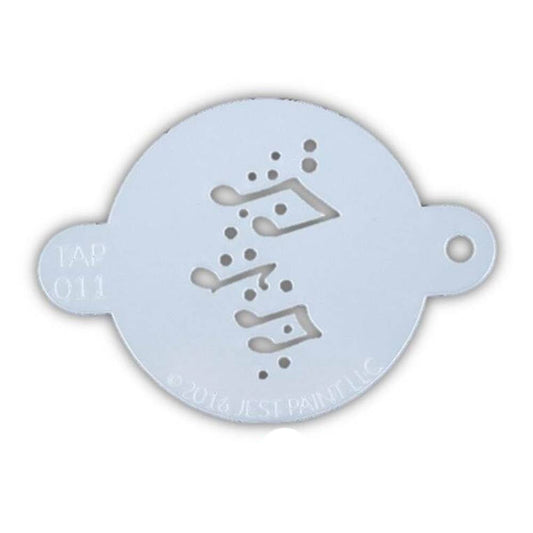 TAP Face Paint Stencil - Music (011)