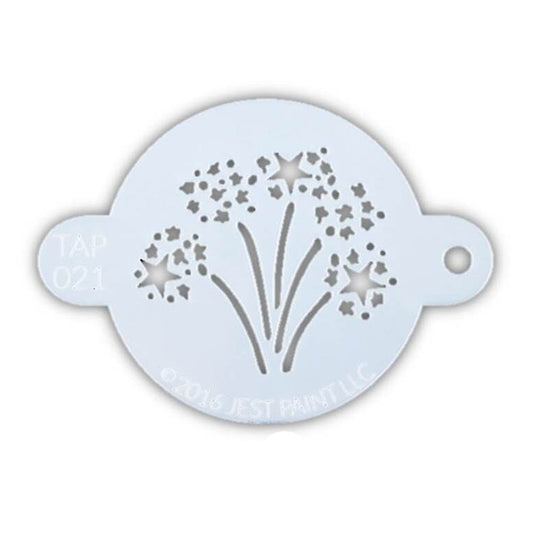 TAP Face Paint Stencil - Fireworks (021)