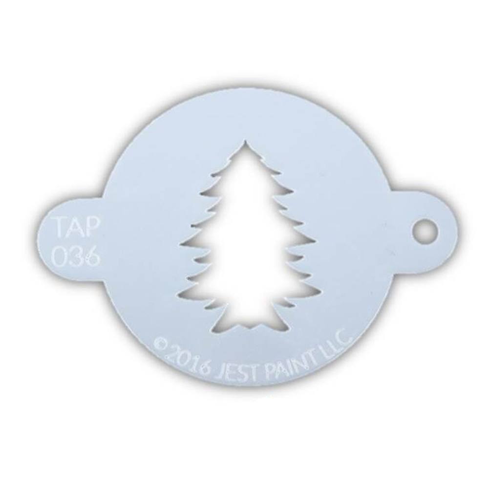 TAP Face Paint Stencil - Christmas Tree (036):