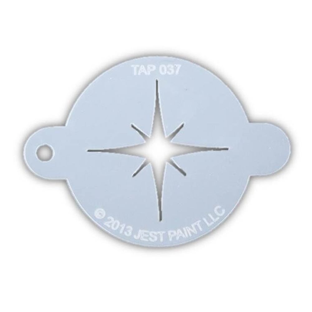 TAP Face Paint Stencil - Christmas Star (037)
