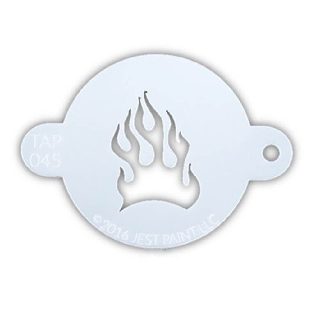 TAP Face Paint Stencil - Fire Flame (045)