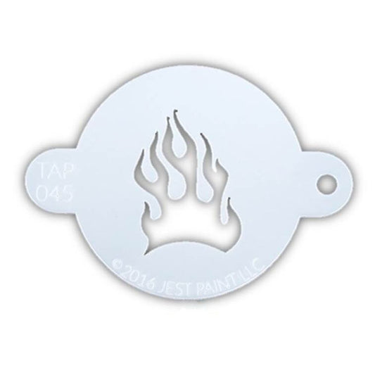 TAP Face Paint Stencil - Fire Flame (045)