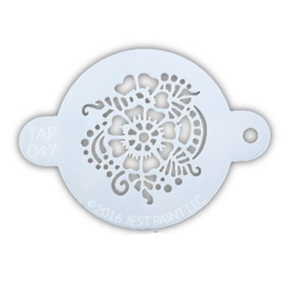 TAP Face Paint Stencil - Henna Pattern (047)