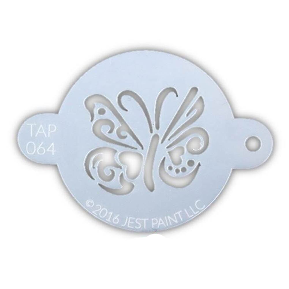 TAP Face Paint Stencil - Ornate Butterfly (064)