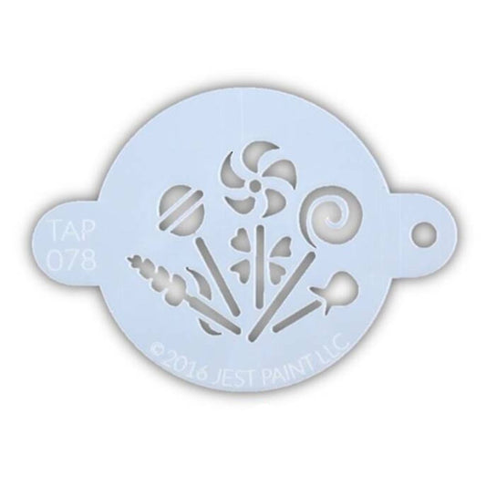 TAP Face Paint Stencil - Candy Party (078)