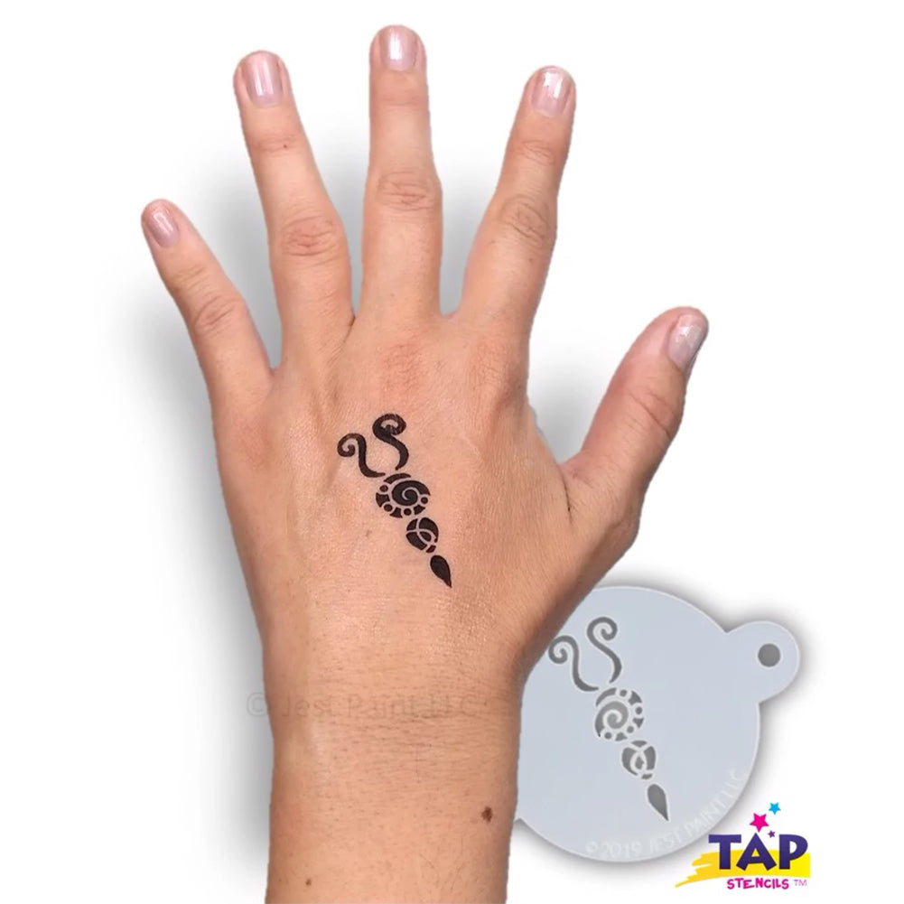 TAP Face Paint Stencil - Butterfly Body (105)