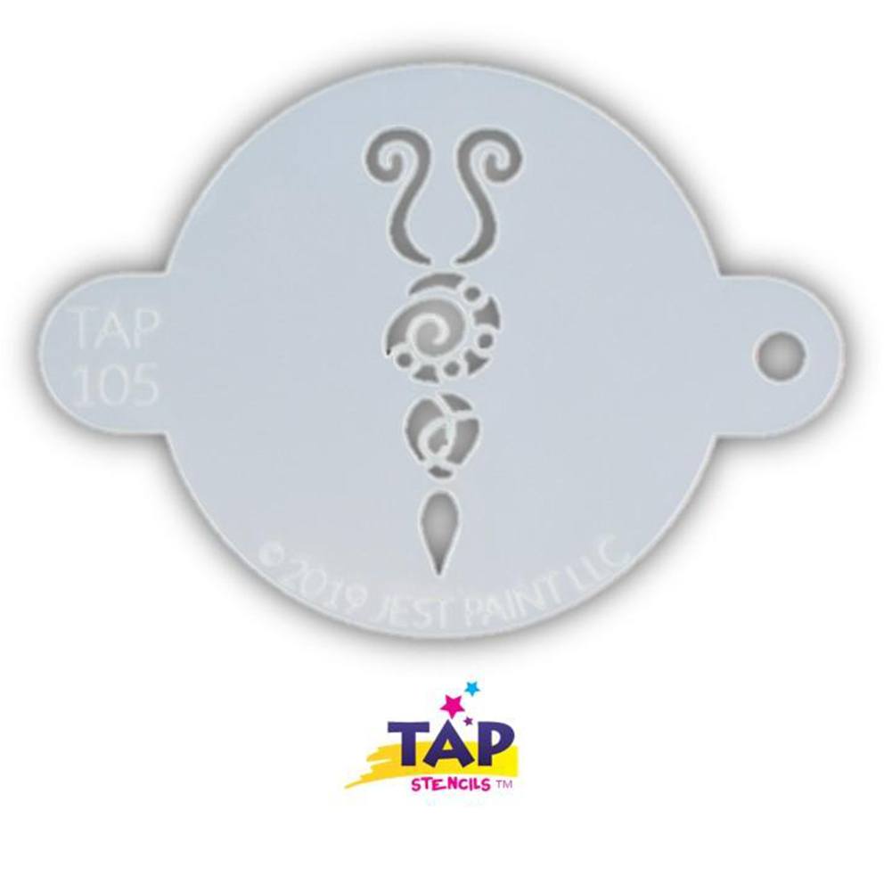 TAP Face Paint Stencil - Butterfly Body (105)