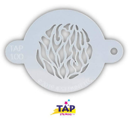 TAP Face Paint Stencil - Wild Animal Pattern (100)