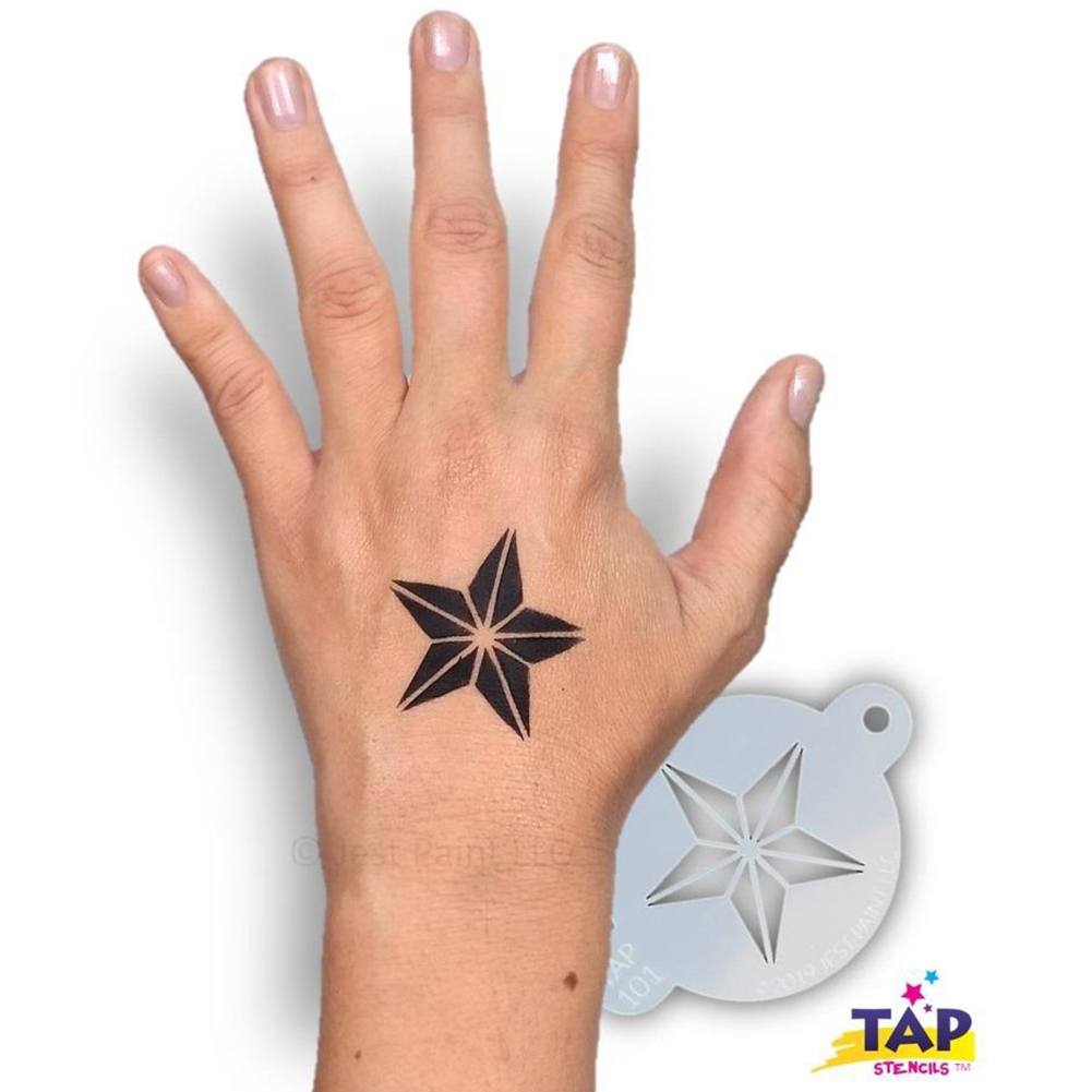TAP Face Paint Stencil - Super Star (101)