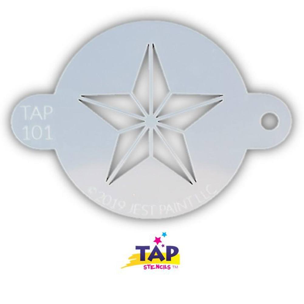 TAP Face Paint Stencil - Super Star (101)