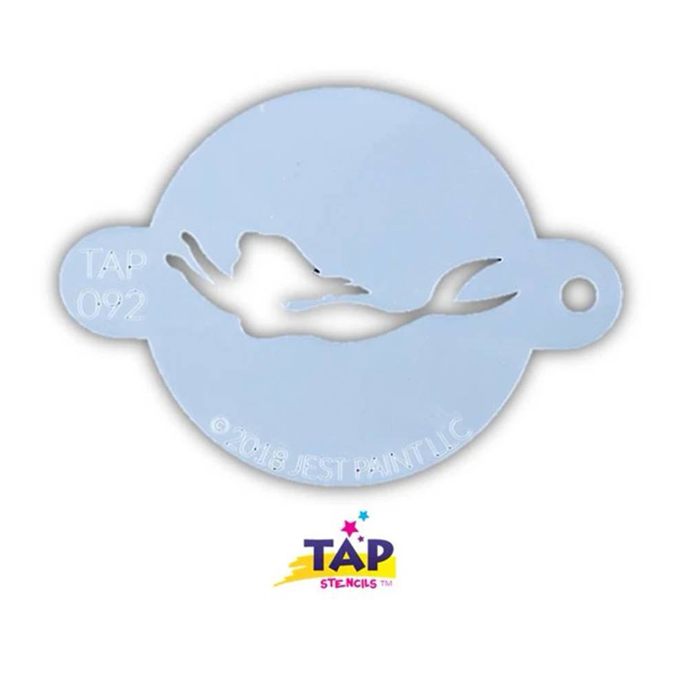 TAP Face Paint Stencil - Swimming Mermaid (092)