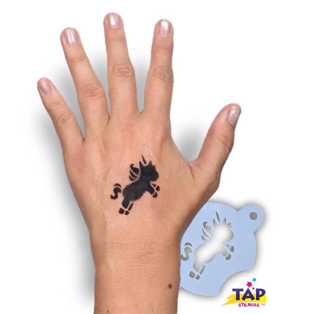 TAP Face Paint Stencil - Chubby Little Unicorn (090)