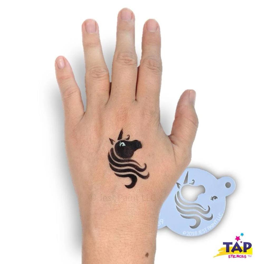 TAP Face Paint Stencil - Pretty Unicorn Centerpiece (089)