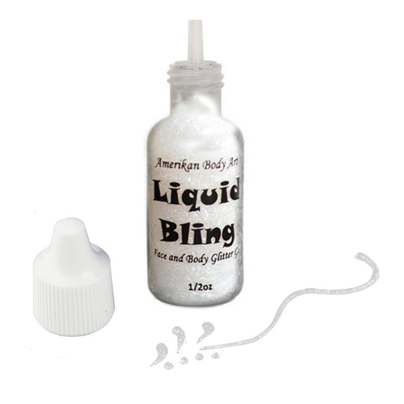 Amerikan Body Art Liquid Bling - Sparkle White (0.5 oz)