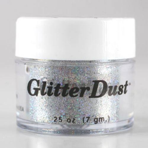 Mehron Glitter Dust - Holographic Silver (0.25 oz)