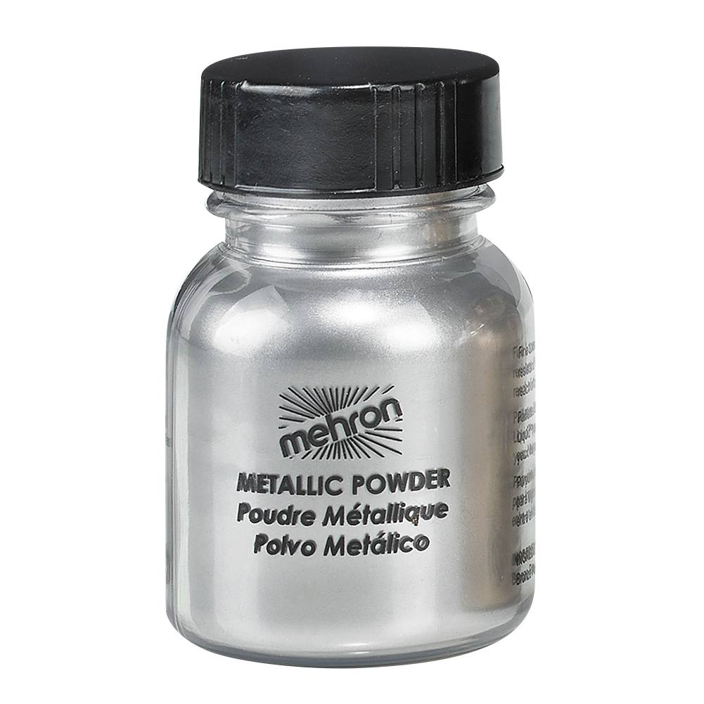 Mehron Metallic Powders - Metallic Silver S (0.5 oz/14 gm)