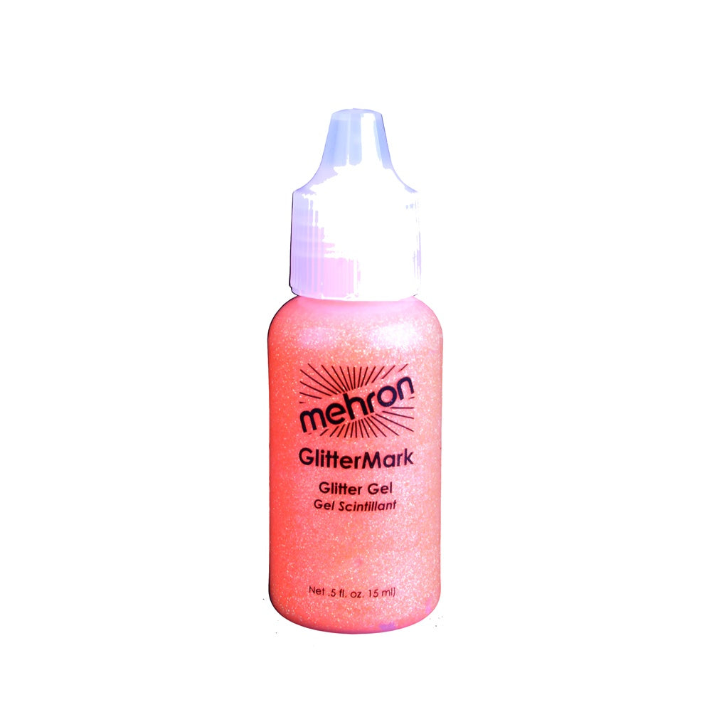 Mehron GlitterMark Liquid Glitter - Orange O (0.5 oz)