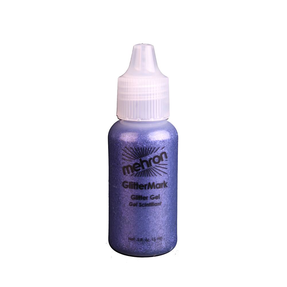 Mehron GlitterMark Liquid Glitter - Purple P (0.5 oz)