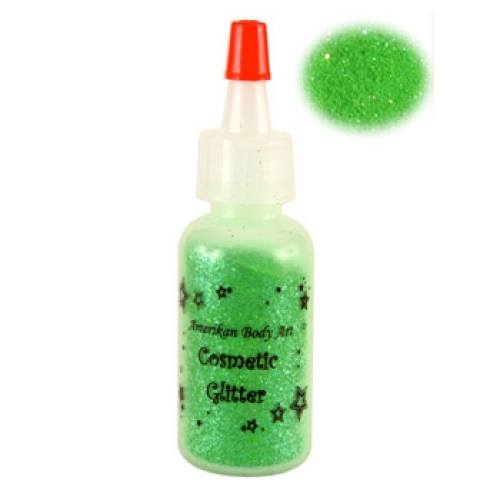 Amerikan Body Art Semisheer Glitter Electric Green 0.5 oz