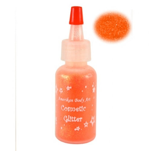 Amerikan Body Art Semisheer Glitter Electric Orange 0.5 oz